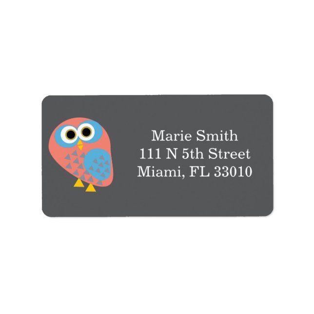 Owl hootie label (Front)
