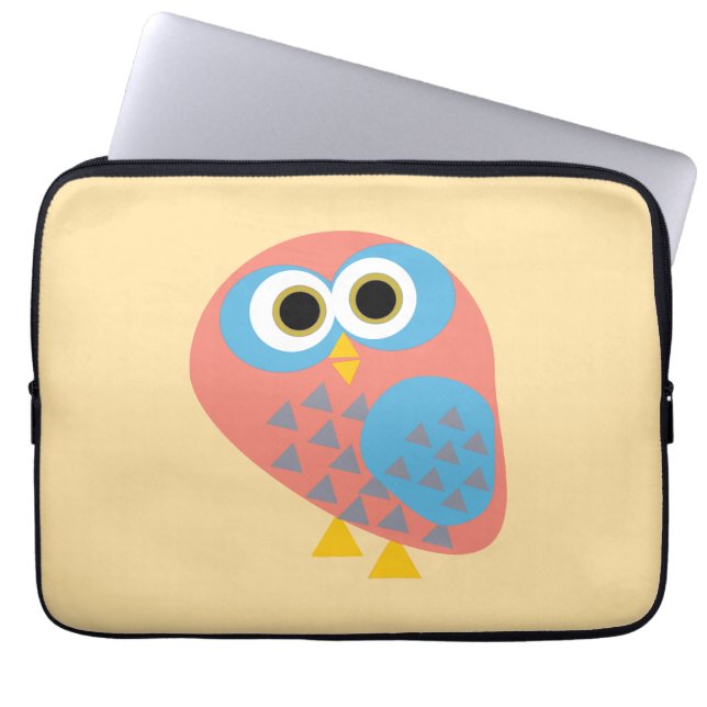 Owl hootie laptop sleeve (Front)