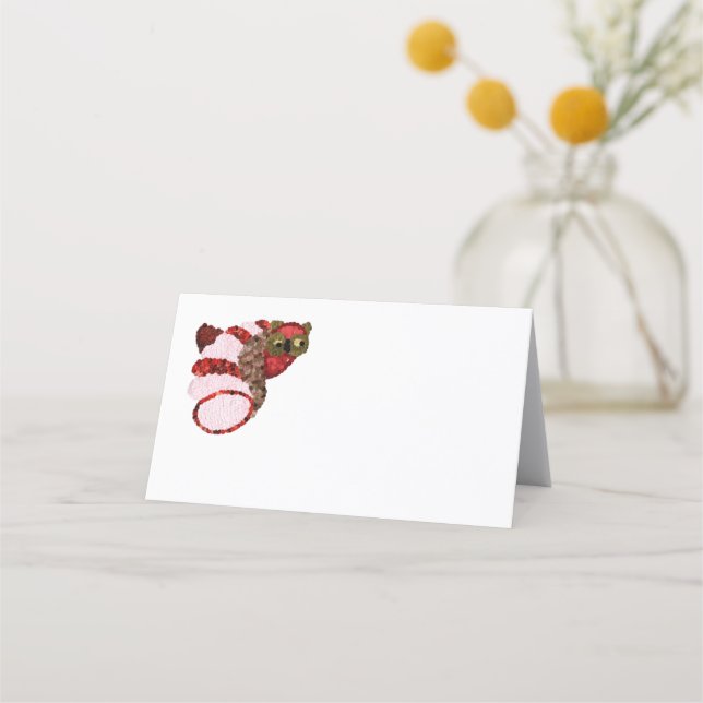 Owl Horizontal Folded Appointment Card (Front)