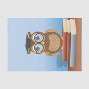 Owl illustration tissue paper