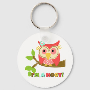 Owl I'm a Hoot Key Ring
