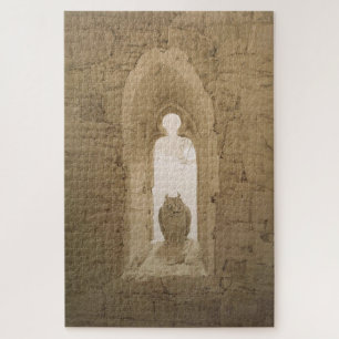 Owl in a Gothic Window – Caspar David Friedrich Jigsaw Puzzle