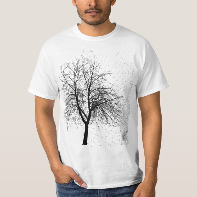 Owl in a tree T-Shirt (Front)