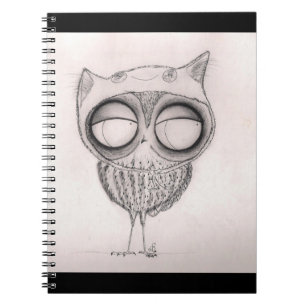 Owl in Cat-Hat -Notebook Notebook