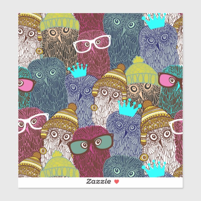 Owl in crown (Sheet)