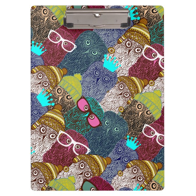 Owl in crown clipboard (Front)