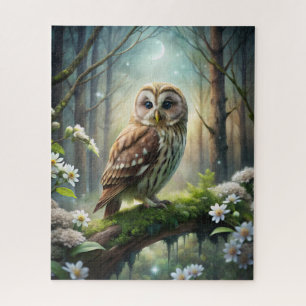 Owl in Forest Jigsaw Puzzle
