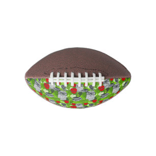 Owl in red roses football