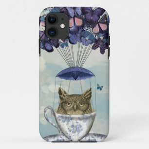 Owl In Teacup 2 iPhone 11 Case