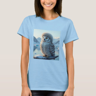 owl in the arctic t-shirt