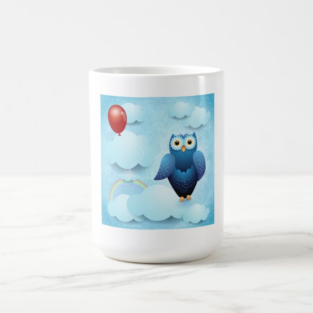 Owl in the sky coffee mug (Center)
