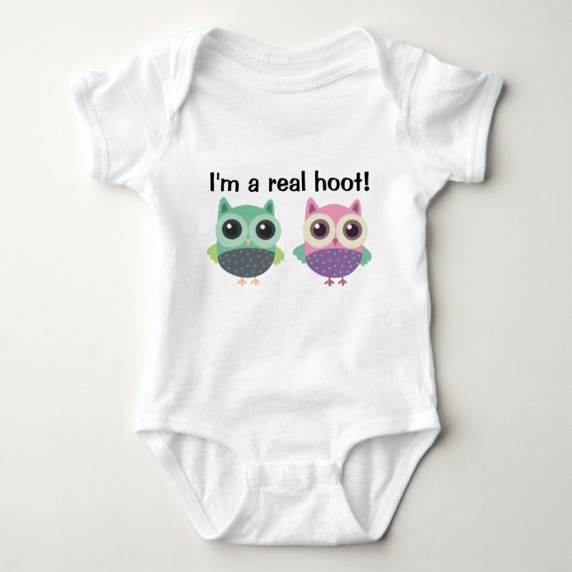 Owl infant creeper (Front)