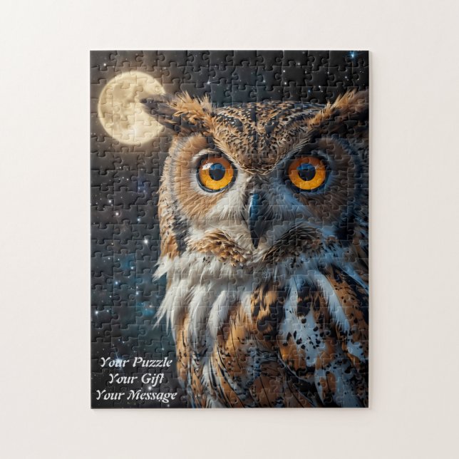 Owl Jigsaw Puzzle (Vertical)