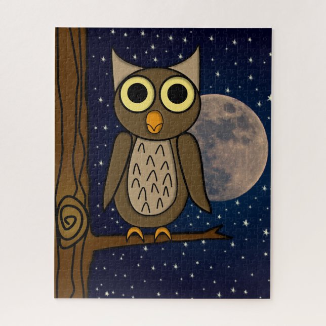 owl jigsaw puzzle (Vertical)