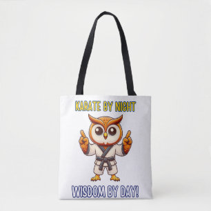 Owl Karate Sport Martial Arts Training Tote Bag