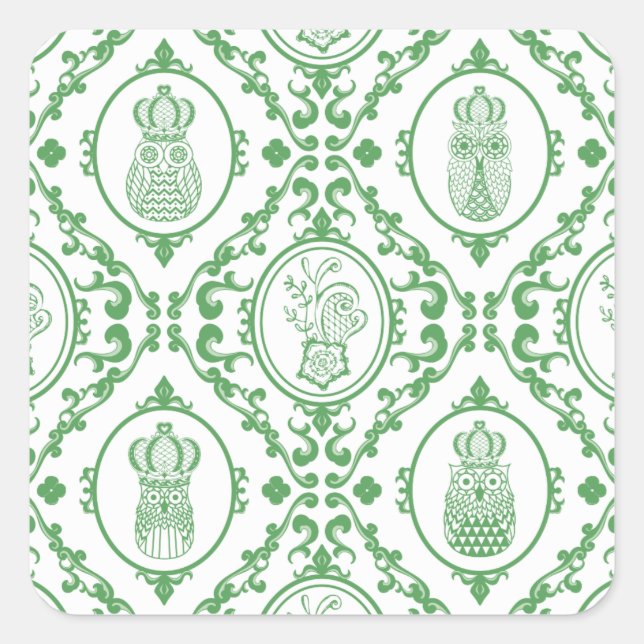 Owl Kingdom Square Sticker (Front)