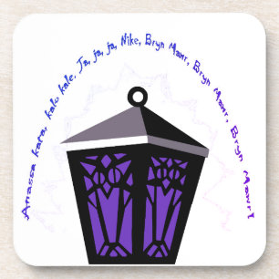 Owl Lantern Coaster - Purple