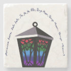 Owl Lantern Stone Coaster