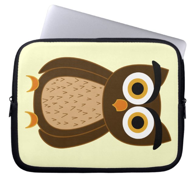 Owl Laptop Sleeve (Front)