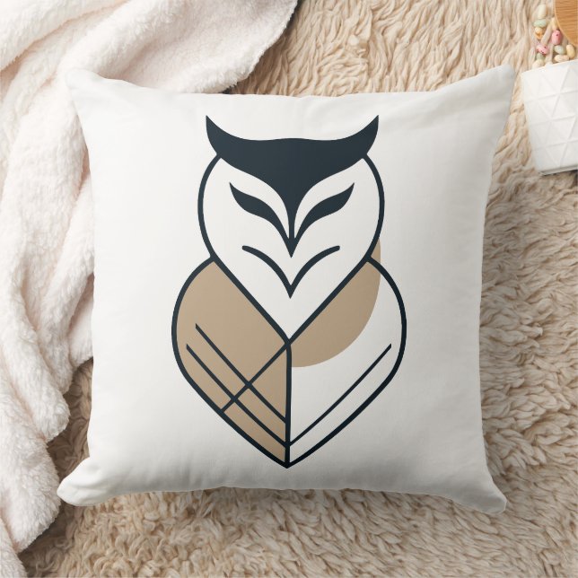 OWL logo geometric design  Cushion (Blanket)