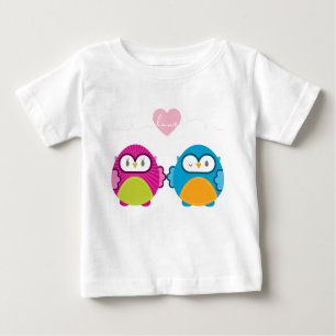 OWL LOVE :: bright girl + boy Baby T-Shirt