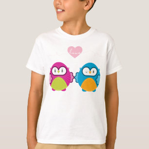 OWL LOVE :: bright girl + boy T-Shirt