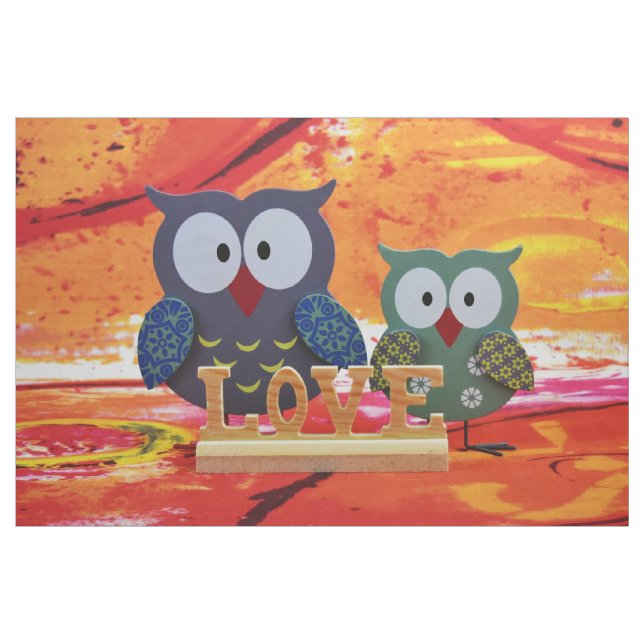 Owl love fabric (Yard)
