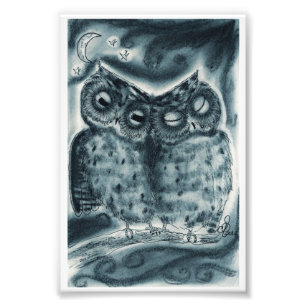 Owl Love Photo Print