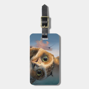 Owl Luggage Tag