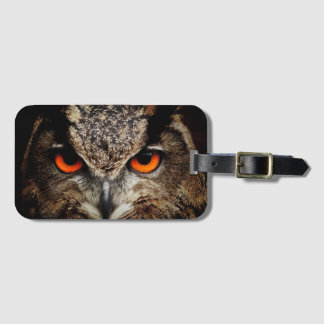 Owl Luggage Tag