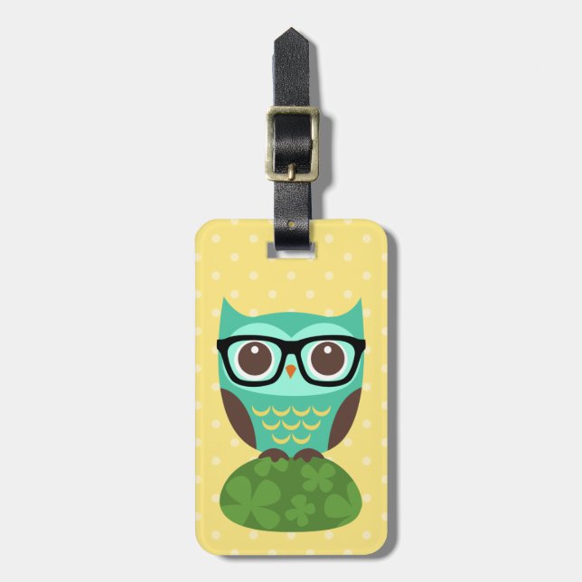 Owl Luggage Tags (Front Vertical)