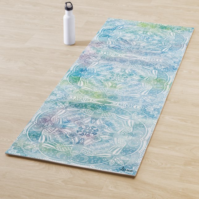 Owl Mandala Zen Yoga Mat (In Situ)