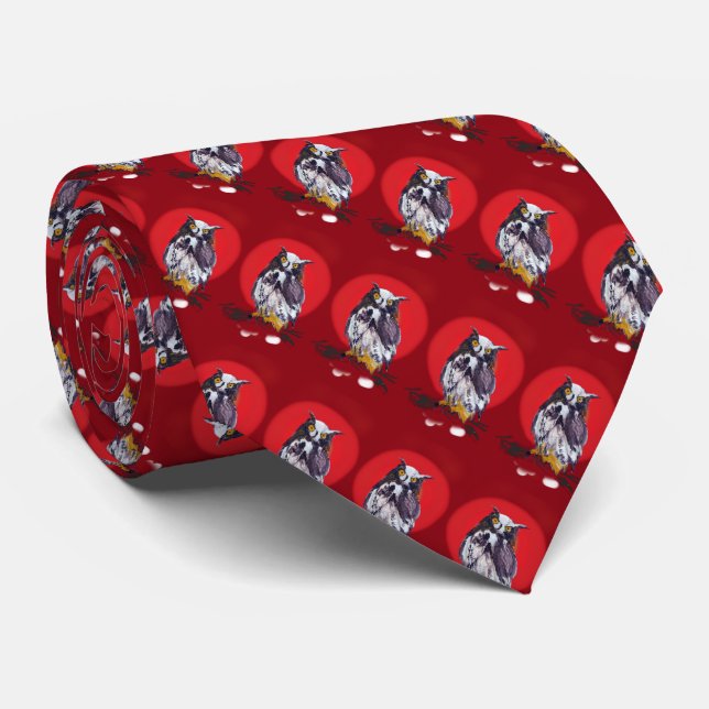 Owl Mania Collection Tie (Rolled)