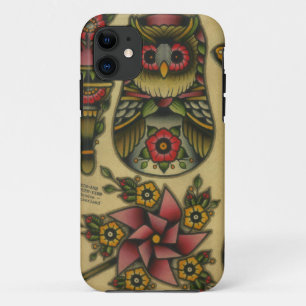 owl matroyshka pinwheel iPhone 11 case