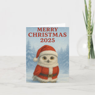 Owl Merry Christmas Card