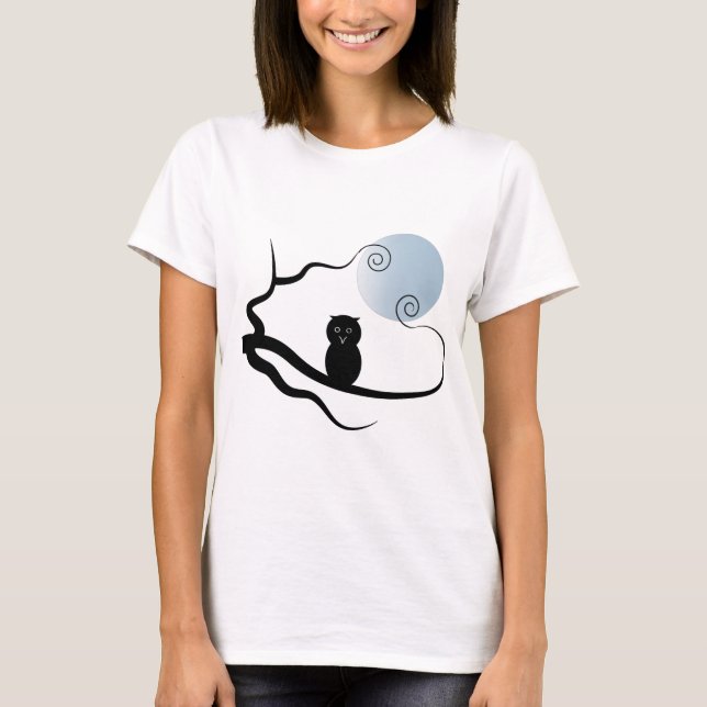 Owl & Moon T-Shirt (Front)