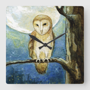 "Owl Moon" Wall Clock