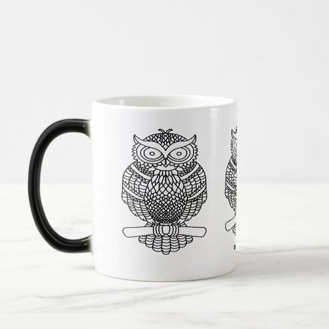 Owl - Morphing Mug (11oz) (Left)
