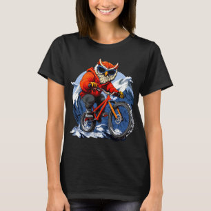 Owl mountain biker / bike owl T-Shirt