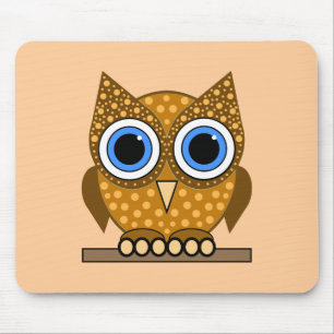 owl mouse pad