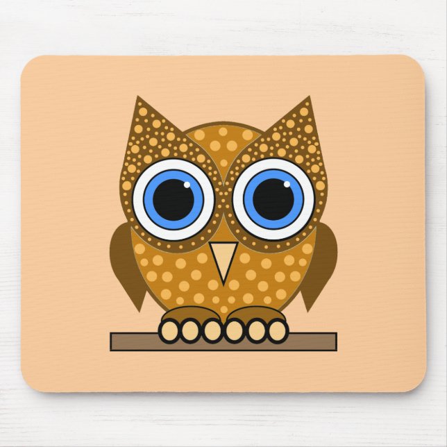 owl mouse pad (Front)