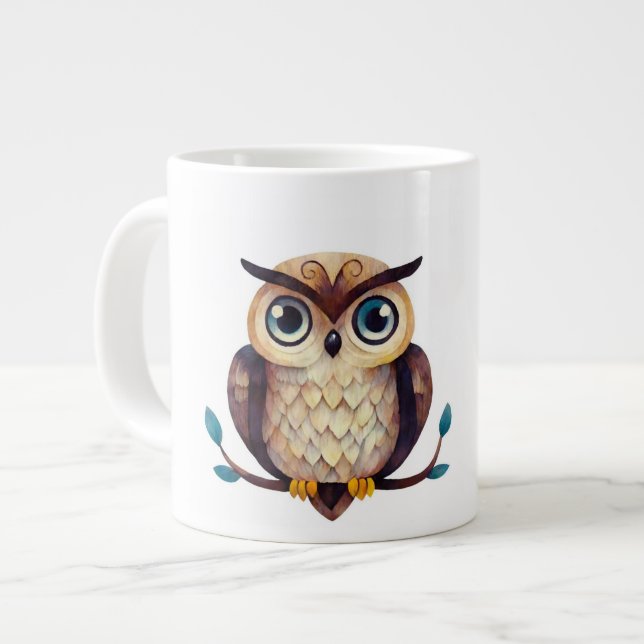 Owl Mug (Front Left)