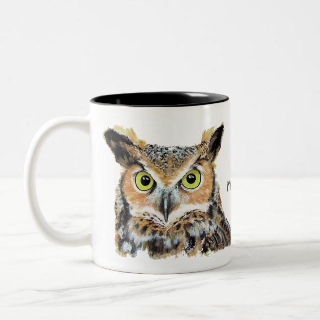 Owl mug design (Left)