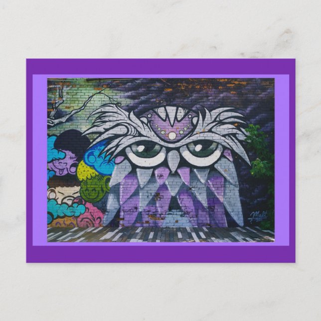 Owl Mural Postcard (Front)
