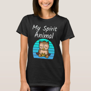 Owl My Spirit Animal Relaxing Mediation Yoga Owls T-Shirt