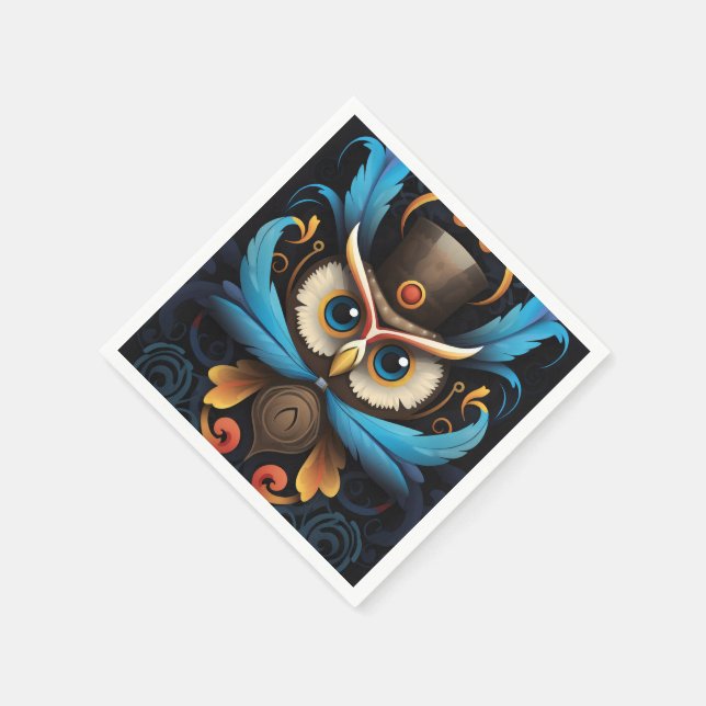 Owl Napkin (Corner)