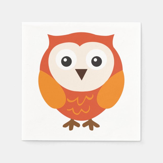 Owl Napkin (Front)