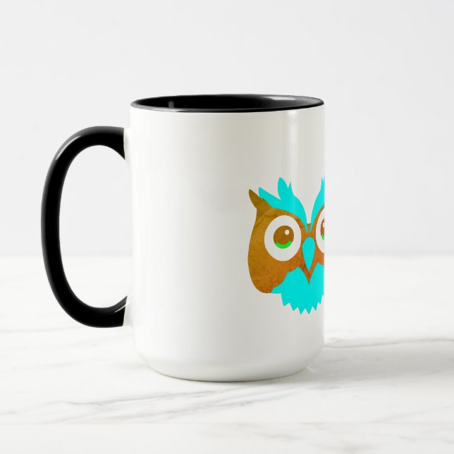 owl, nature, bird mug (Left)