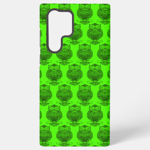 Owl (neon green) - Samsung Case