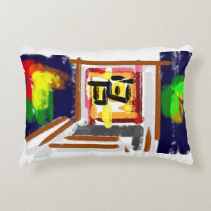 Owl night  cloud  decorative cushion